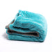 Rockcar Performer large microfiber drying towel folded teal side front