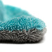 Macro shot of Rockcar Performer grey microfiber pile depth and softness