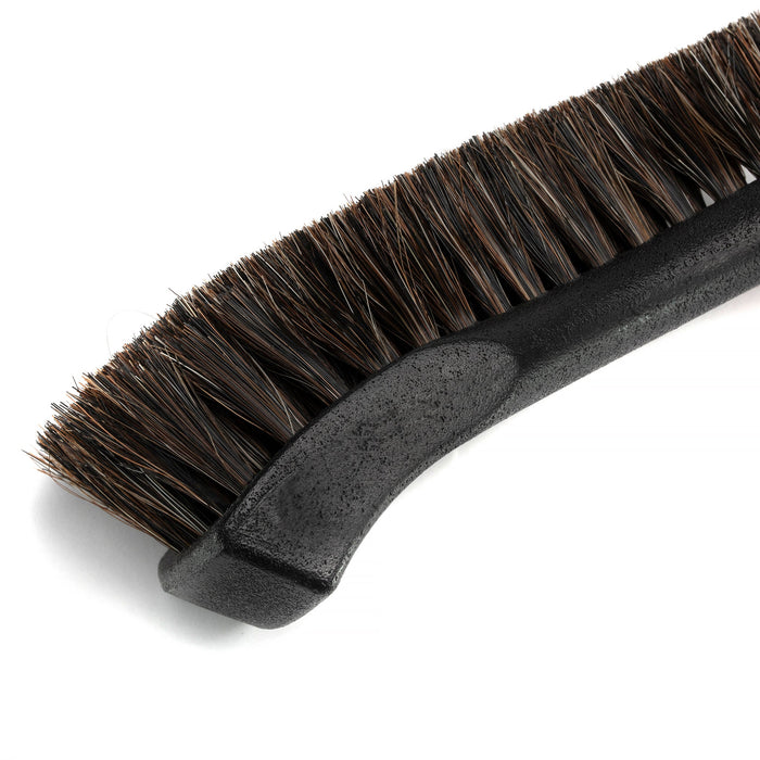 Soft Horse Hair Leather & Plastic Brush