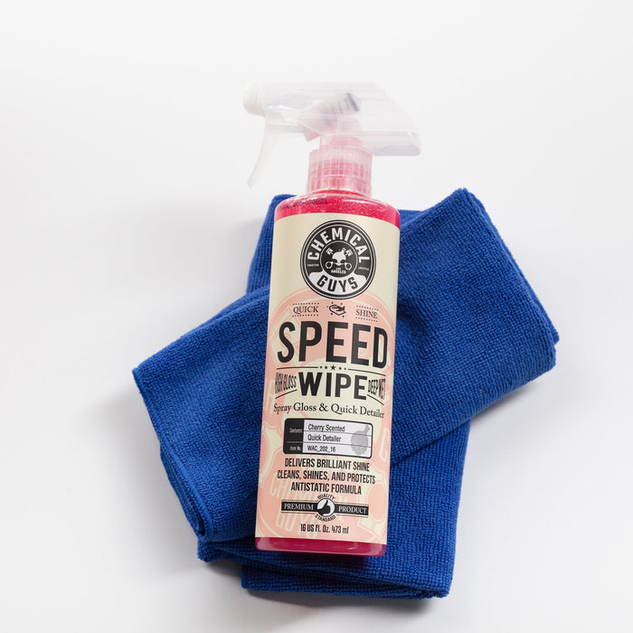 Speedwipe Detailer and 2 High Quality Soft Microfiber Cloths