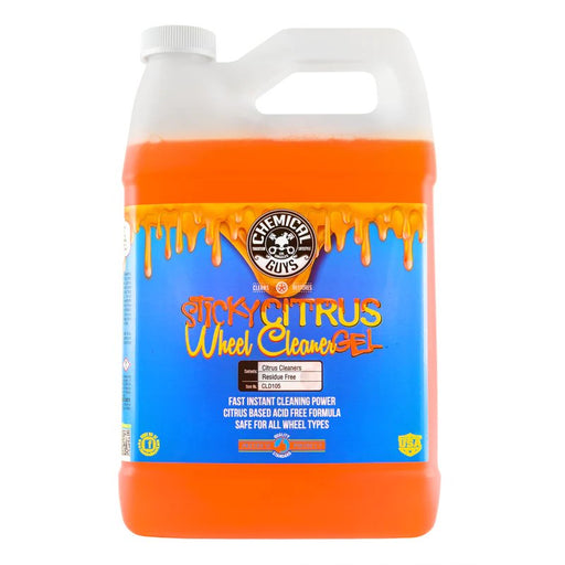  Chemical Guys Wheel Cleaner & Tire Protectant Bundle with (1)  16 oz VRP Dressing and (1) 16 oz Sticky Citrus Gel Wheel Cleaner :  Automotive