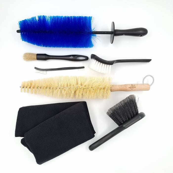 Stop Mucking Around Cleaning Your Wheels!  Clean Faster With This Range of Brushes To reach everything Easily!