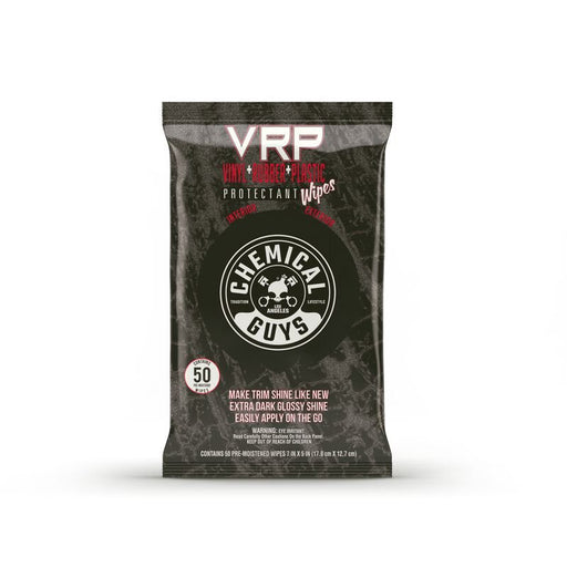 VRP Protectant Car Wipes for Vinyl, rubber and plastic (50 wipes) - lovecarsnz - Chemical Guys - Cleaning - PMWTVD10750 -